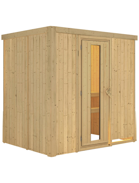 KARIBU Sauna »Kircholm«, ohne Ofen KARIBU Sauna »Kircholm«, ohne Ofen