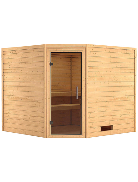 WOODFEELING Sauna »Leona«, ohne Ofen WOODFEELING Sauna »Leona«, ohne Ofen