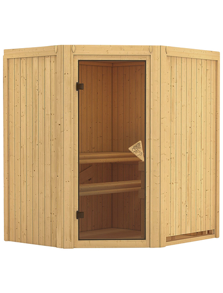 KARIBU Sauna »Narva« ohne Ofen KARIBU Sauna »Narva« ohne Ofen