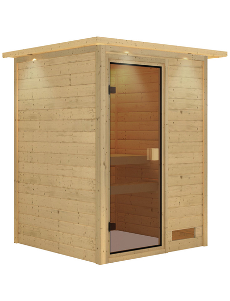 KARIBU Sauna »Prelly« ohne Ofen KARIBU Sauna »Prelly« ohne Ofen