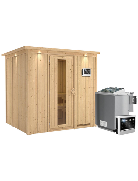 KARIBU Sauna »Rakvere«, mit Ofen, externe Steuerung KARIBU Sauna »Rakvere«, mit Ofen, externe Steuerung