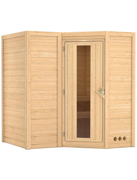 KARIBU Sauna »Riga 1« ohne Ofen KARIBU Sauna »Riga 1« ohne Ofen