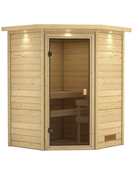 KARIBU Sauna »Rujen«, BxTxH: 174 x 160 x 202 cm, ohne Saunaofen KARIBU Sauna »Rujen«, BxTxH: 174 x 160 x 202 cm, ohne Saunaofen
