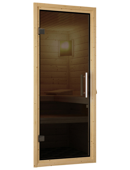 KARIBU Sauna »Saue 4«, mit Ofen, externe Steuerung KARIBU Sauna »Saue 4«, mit Ofen, externe Steuerung