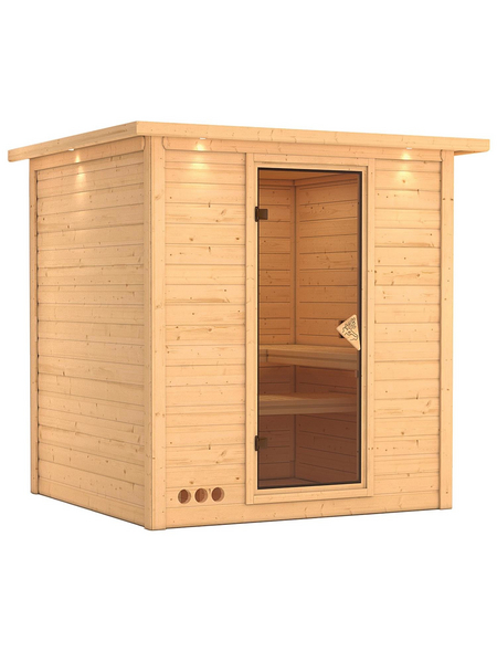 KARIBU Sauna »Sindi« ohne Ofen KARIBU Sauna »Sindi« ohne Ofen