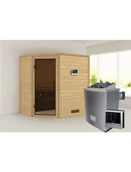 WOODFEELING Sauna »Svea« mit Ofen, externe Steuerung WOODFEELING Sauna »Svea« mit Ofen, externe Steuerung