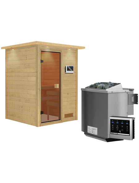 WOODFEELING Sauna »Svenja« mit Ofen, externe Steuerung WOODFEELING Sauna »Svenja« mit Ofen, externe Steuerung
