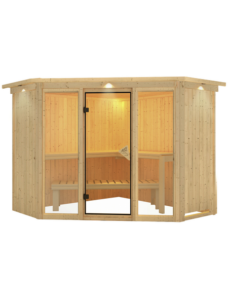 KARIBU Sauna »Tapa 2«, für 4 Personen ohne Ofen KARIBU Sauna »Tapa 2«, für 4 Personen ohne Ofen