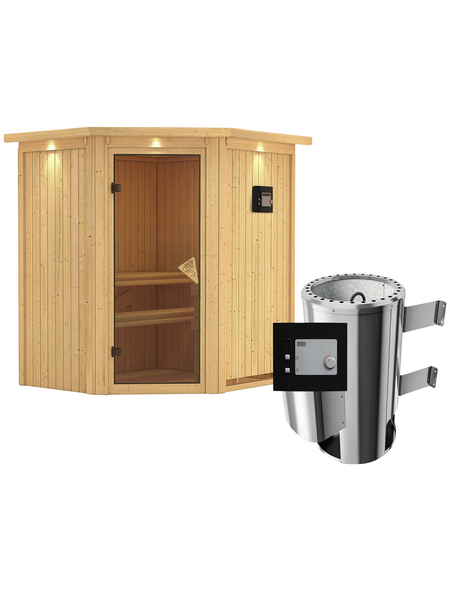 KARIBU Sauna »Tuckum«, mit Ofen, externe Steuerung KARIBU Sauna »Tuckum«, mit Ofen, externe Steuerung