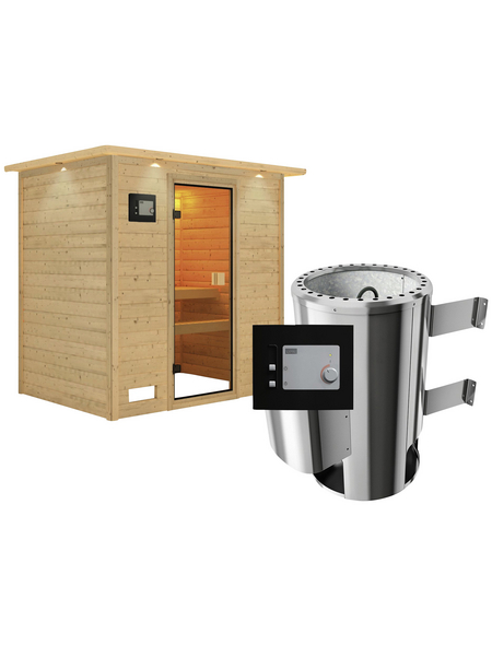 KARIBU Sauna »Welonen«, mit Ofen, externe Steuerung KARIBU Sauna »Welonen«, mit Ofen, externe Steuerung