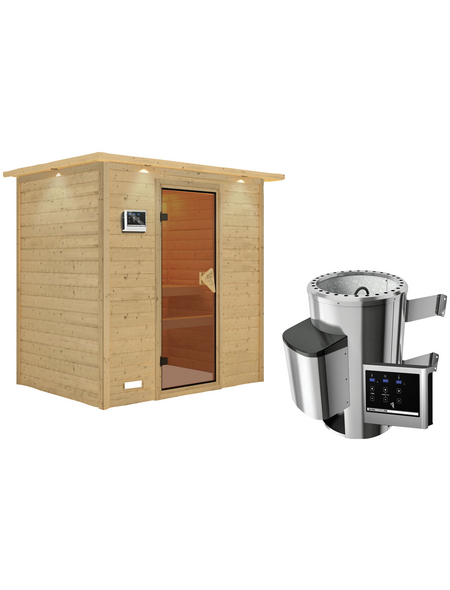 KARIBU Sauna »Welonen« mit Ofen, externe Steuerung KARIBU Sauna »Welonen« mit Ofen, externe Steuerung