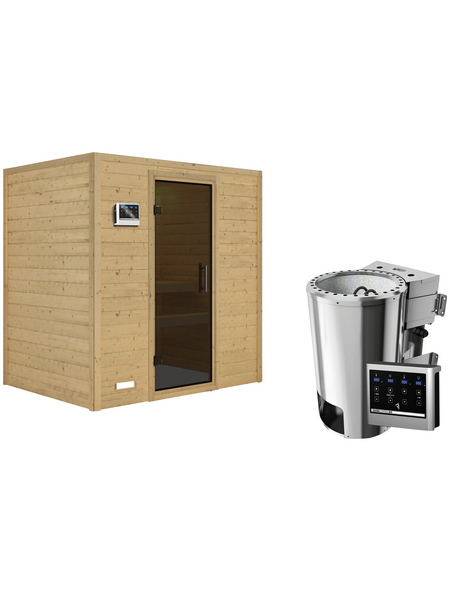 KARIBU Sauna »Welonen« mit Ofen, externe Steuerung KARIBU Sauna »Welonen« mit Ofen, externe Steuerung