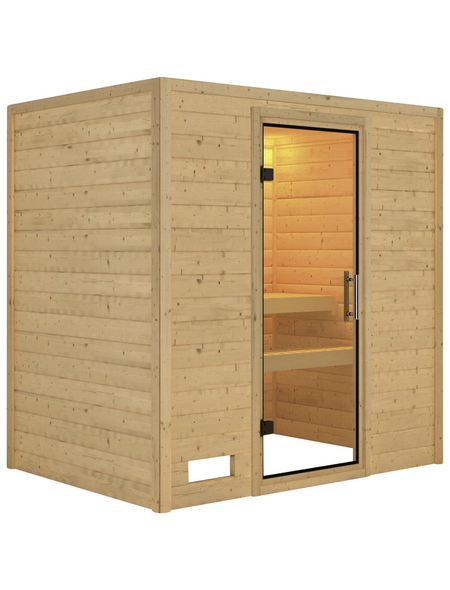 KARIBU Sauna »Welonen« ohne Ofen KARIBU Sauna »Welonen« ohne Ofen