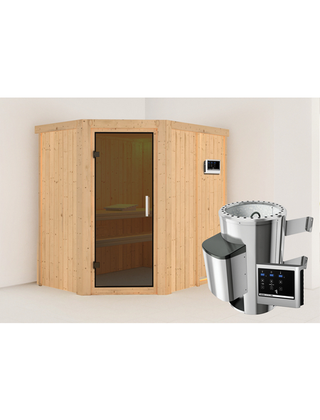 KARIBU Sauna »Wenden« mit Ofen, externe Steuerung KARIBU Sauna »Wenden« mit Ofen, externe Steuerung
