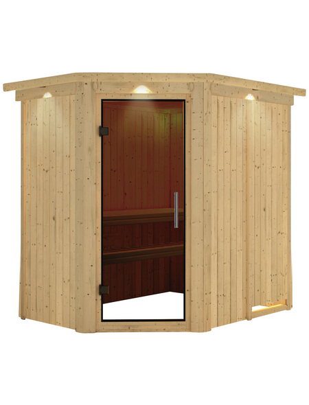KARIBU Sauna »Wenden« ohne Ofen KARIBU Sauna »Wenden« ohne Ofen