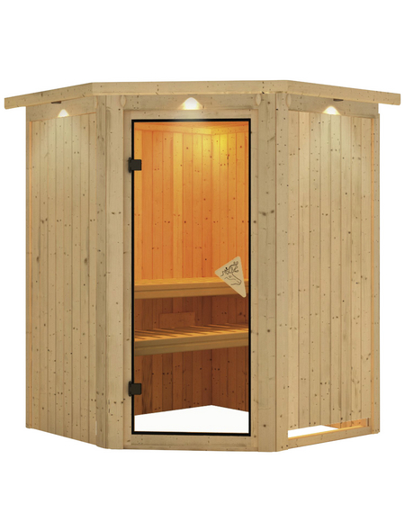 KARIBU Sauna »Wolmar«, für 3 Personen ohne Ofen KARIBU Sauna »Wolmar«, für 3 Personen ohne Ofen