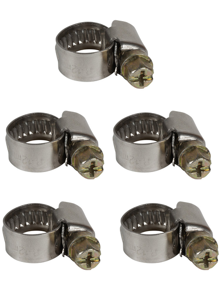 10 Stück Achsmanschetten Schellen Edelstahl - Schlauchschellen Set Auto