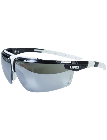 UVEX Schutzbrille »i-3«, Polycarbonat (PC), schwarz/hellgrau