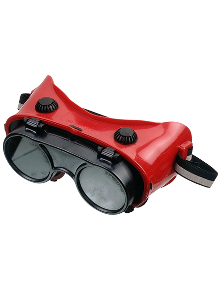 CONNEX Schutzbrille »Schweißer-/Schutzbrille »rot/schwarz««, Acetat, grün