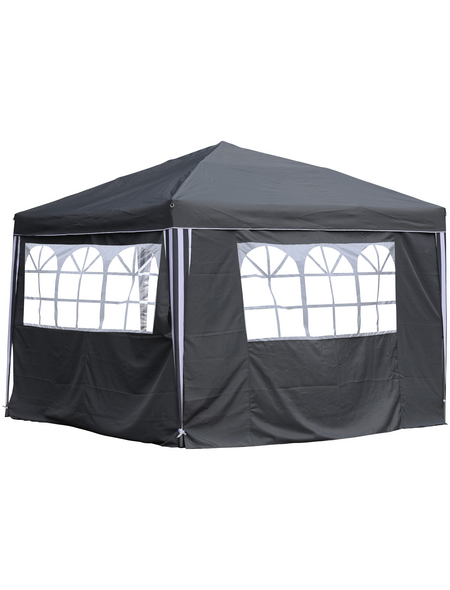 CASAYA Seitenteile für Pavillon, grau, Polyester Hagebau.de