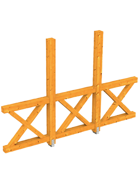 SKANHOLZ Seitenwand, B x H: 78,5 x 210 cm, Holz, Farbe: eiche hell