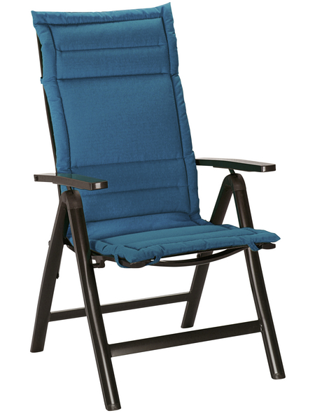 BEST Sesselauflage »Soft-Line«, blau, BxL: 50 x 120 cm