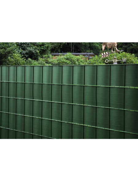 201,5 x 19 cm anthrazit Floraworld Sichtschutzstreifen Holzoptik 