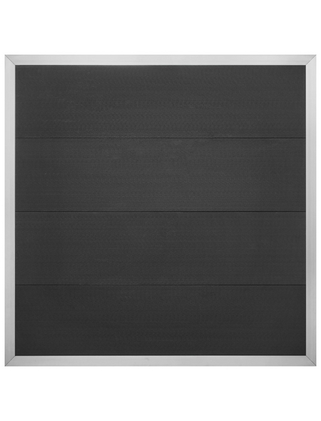 Sichtschutzzaun »Alexos«, WPC/Aluminium, 1, HxL 180 x 180 cm Hagebau.de