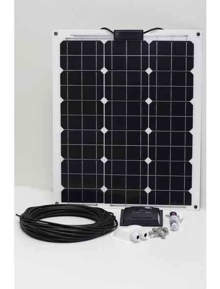 SUNSET Solarstrom-Set, 50 W, (BxL): 53,5 x 64,5 cm