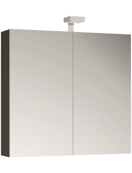 ALLIBERT Spiegelschrank, 2-türig, LED, BxH: 80 x 70 cm ALLIBERT Spiegelschrank, 2-türig, LED, BxH: 80 x 70 cm