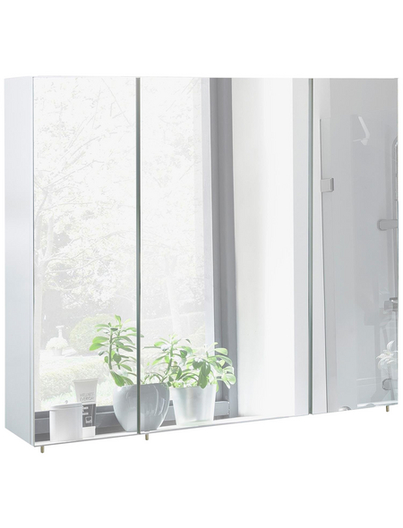 SCHILDMEYER Spiegelschrank »Basic«, 3-türig, BxH: 90 x 71 cm SCHILDMEYER Spiegelschrank »Basic«, 3-türig, BxH: 90 x 71 cm