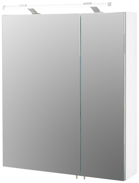SCHILDMEYER Spiegelschrank »Dorina«, Weiß BxH: 60 cm x 71 cm SCHILDMEYER Spiegelschrank »Dorina«, Weiß BxH: 60 cm x 71 cm