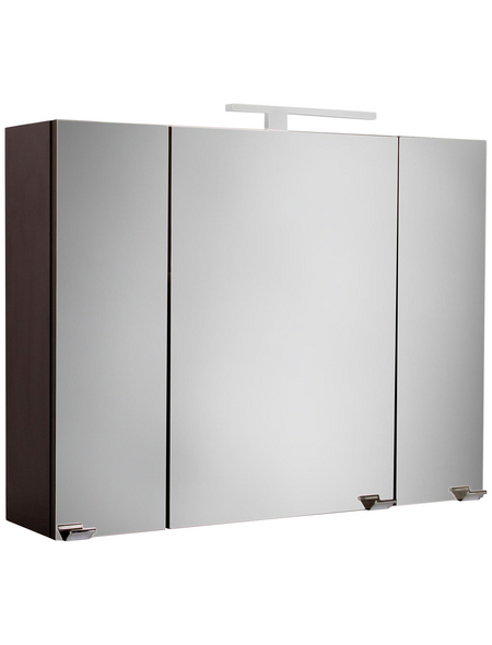 POSSEIK Spiegelschrank »HOMELINE«, 3-türig, LED, BxH: 90 x 62 cm