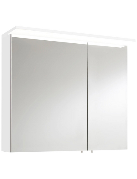 OPTIFIT Spiegelschrank »OPTIbasic 4030«, 2-türig, LED, BxH: 80 x 71 cm OPTIFIT Spiegelschrank »OPTIbasic 4030«, 2-türig, LED, BxH: 80 x 71 cm