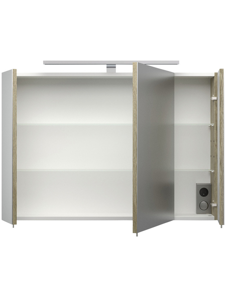 POSSEIK Spiegelschrank »ROMA«, 3-türig, LED, BxH: 90 x 62 cm POSSEIK Spiegelschrank »ROMA«, 3-türig, LED, BxH: 90 x 62 cm