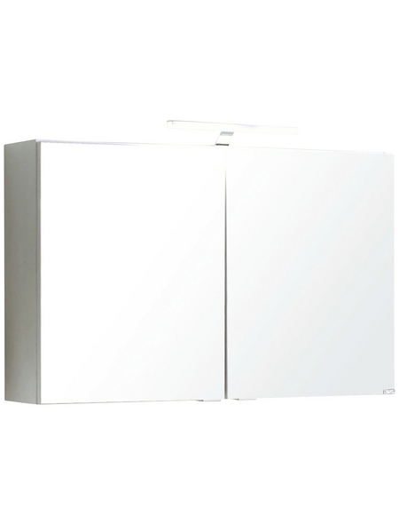 HELD MÖBEL Spiegelschrank »Siena«, 2-türig, LED, BxH: 80 x 65 cm HELD MÖBEL Spiegelschrank »Siena«, 2-türig, LED, BxH: 80 x 65 cm