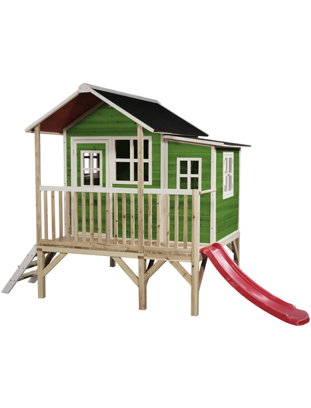 EXIT Toys Spielhaus »Loft Spielhäuser«, BxHxT: 190 x 215 x 322 cm, grün