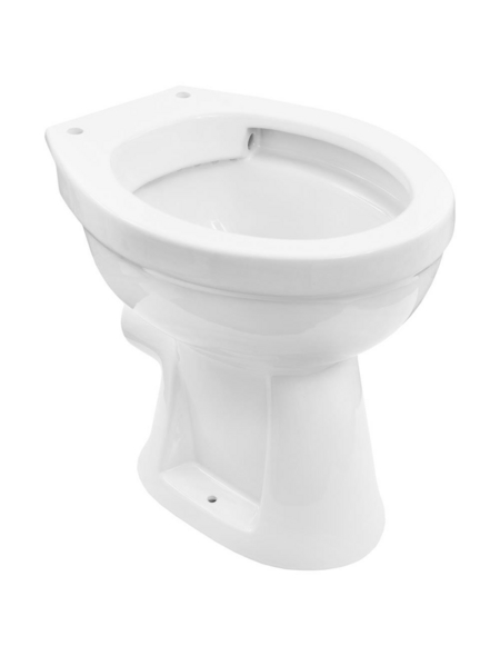 CORNAT Stand WC »Clean«, Tiefspüler, weiß, spülrandlos