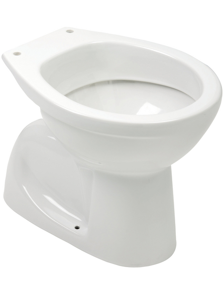 aquaSu® Stand WC »Universal«, Tiefspüler, weiß, mit Spülrand