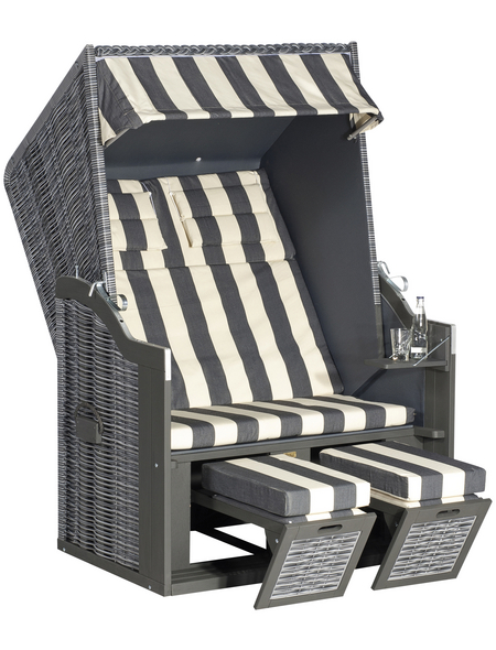 Strandkorb »Rustikal 34 Z 1180«, B x T x H: 120 x 80 x 160 cm - Hagebau.de