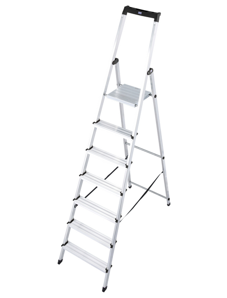 KRAUSE Stufen-Stehleiter »MONTO Solidy«, 7 Sprossen, Aluminium