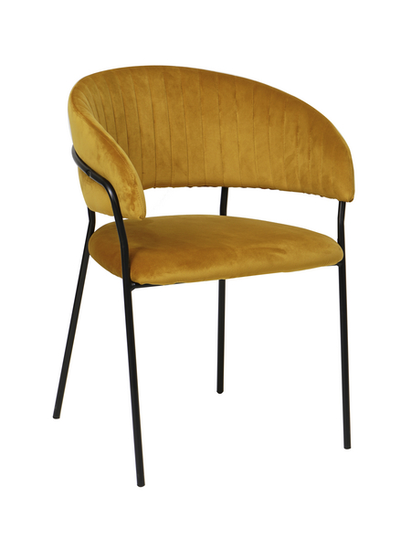 SalesFever Stuhl, Höhe: 80 cm, gelb/schwarz