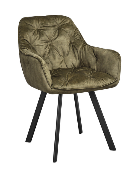 SalesFever Stuhl, Höhe: 84 cm, grün/schwarz, 2 stk