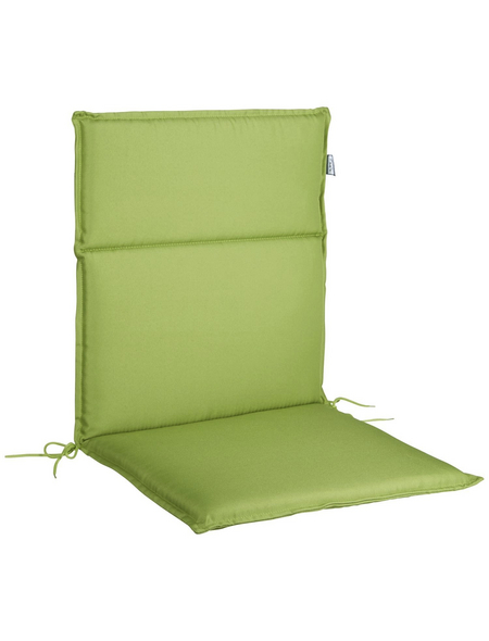 CASAYA Stuhlauflage, Niederlehner, grün, Uni, BxL: 50 x 100 cm