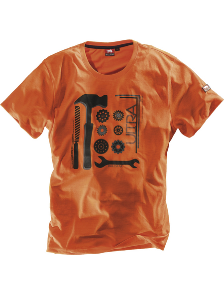 BULLSTAR T-Shirt, orange, Polyester, Gr. L