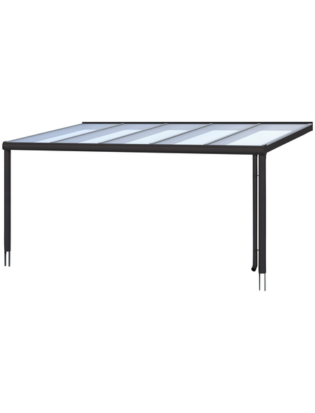 SKANHOLZ Terrassendach »Genua«, Breite: 541 cm, Dach: Polycarbonat (PC