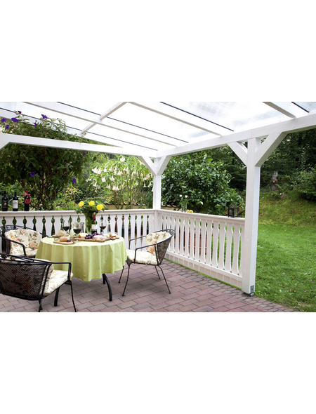 SKANHOLZ Terrassendach »Siena«, Breite: 541 cm, Dach: Polycarbonat (PC