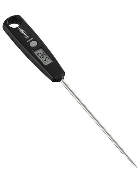 LEIFHEIT Thermometer, rostfreier Edelstahl/Acrylnitril-Butadien-Styrol (ABS), schwarz