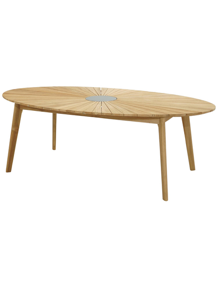 ploß® Tisch »Chester«, mit Teakholz-Tischplatte, BxTxH: 220 x 120 x 75 cm ploß® Tisch »Chester«, mit Teakholz-Tischplatte, BxTxH: 220 x 120 x 75 cm