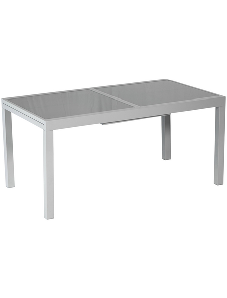 MERXX Tisch, mit Sicherheitsglas-Tischplatte, BxHxT: 180 x 75 x 100 cm